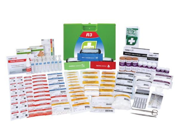 Construction First Aid Kit, Plastic Case